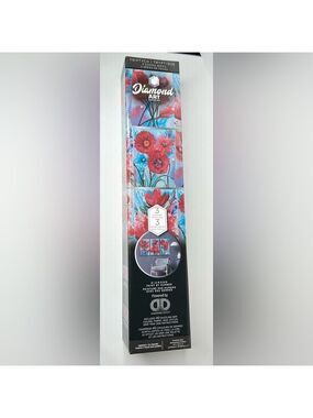 Diamond Dotz 3 Canvas Kit - Poppies NWT